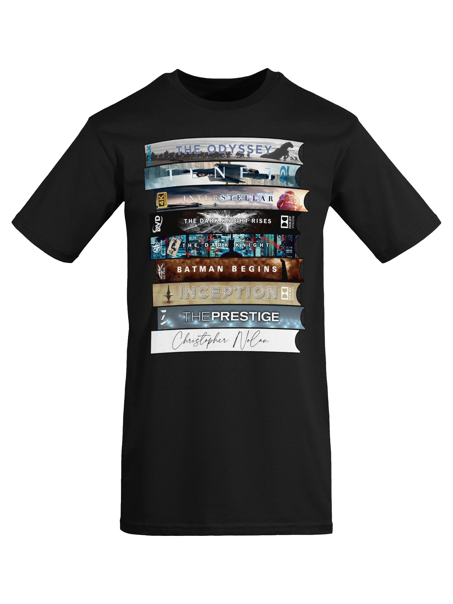 C. Nolan Vhs Tapes Tee product image (9)