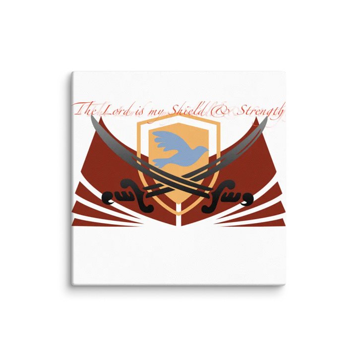 The Lord is my sheild canvas product image (1)
