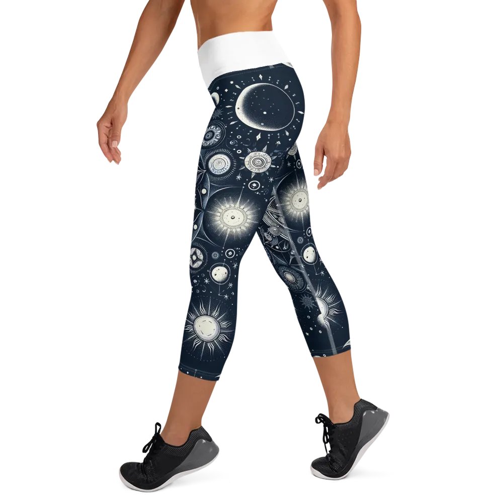 All-Over Print Yoga Capri Leggings product image (2)