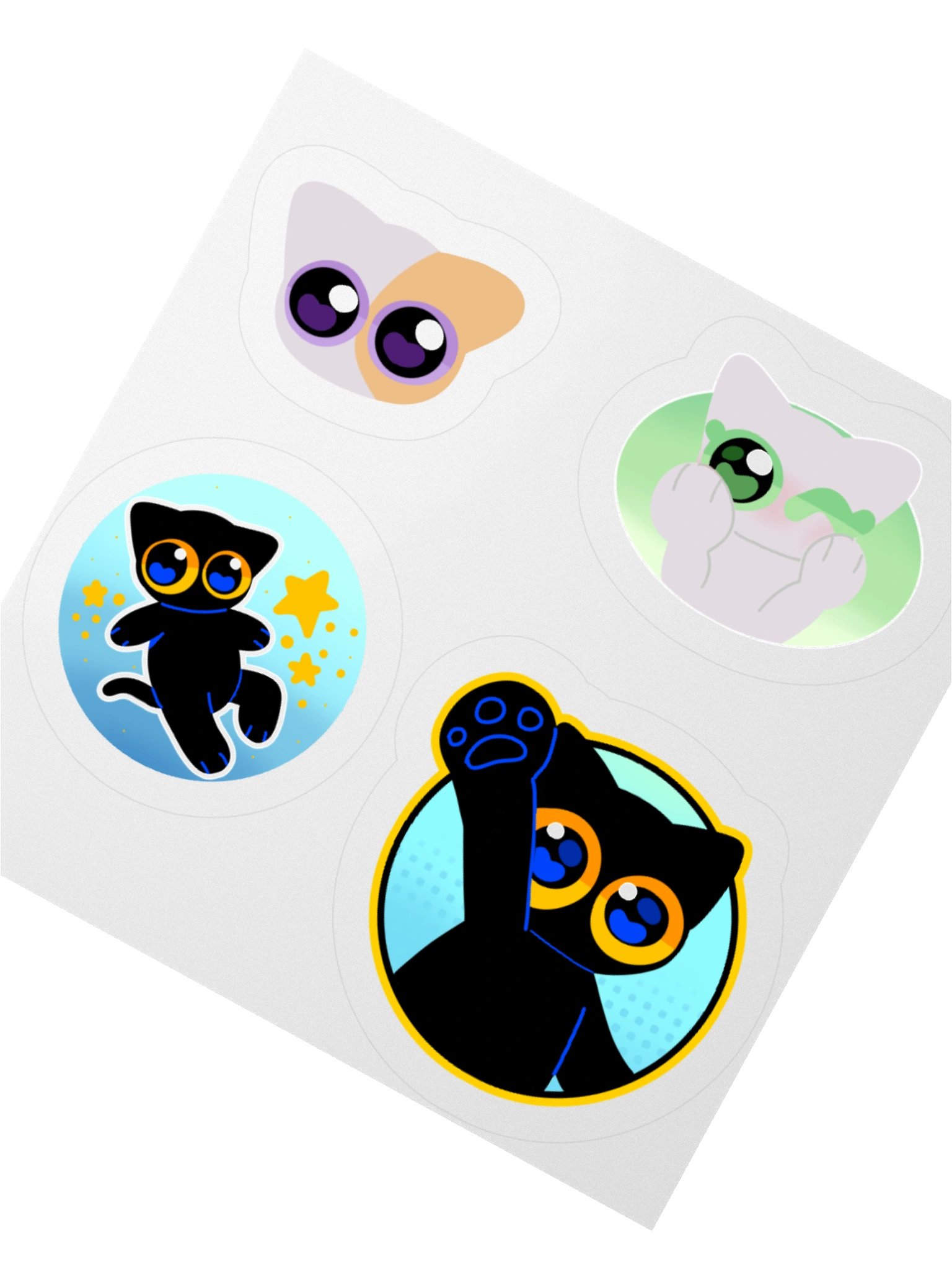 Silly Kat Sticker Pack A product image (2)