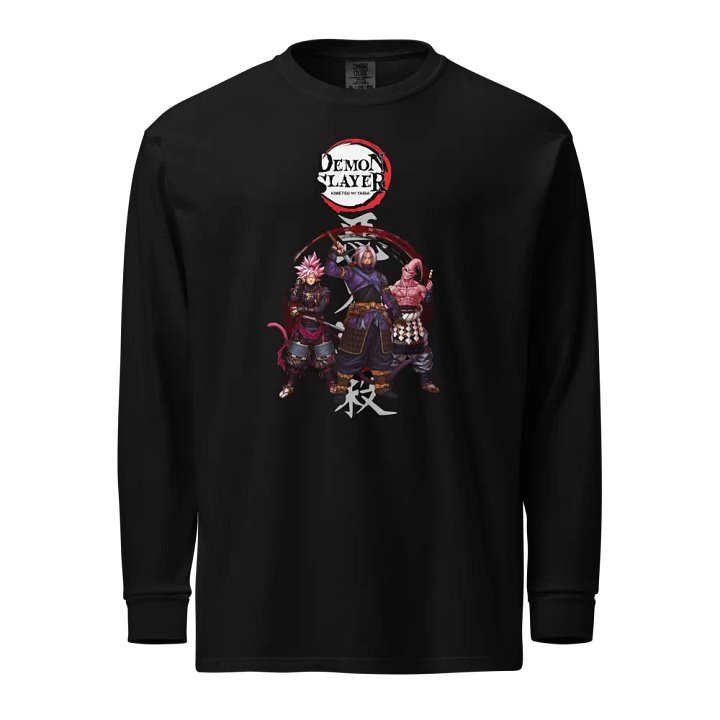 DBZ Slayer: Kimetsu no Yaiba Anime Trio Long Sleeve Shirt product image (1)