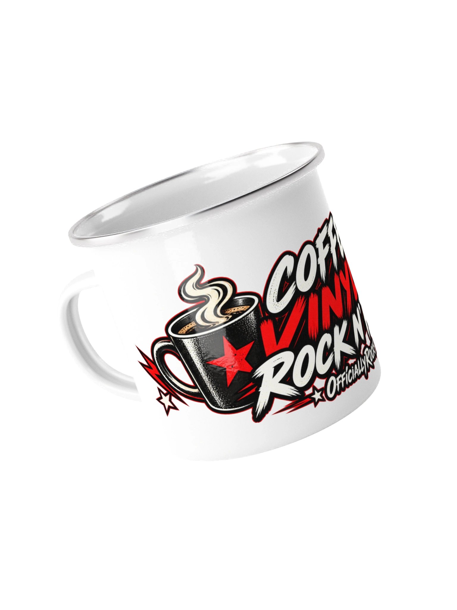 Coffee, Vinyl & Rock N’ Roll Camp Mug product image (2)