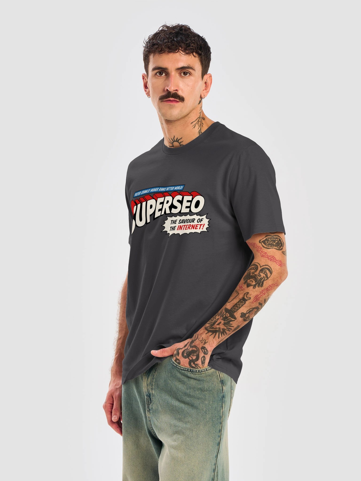 SUPERSEO — "Saviour of the Internet" Comic Tee product image (30)