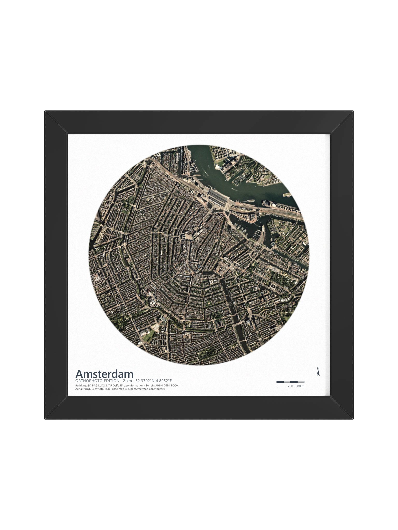 Amsterdam: 3D Aerial City Map product image (1)