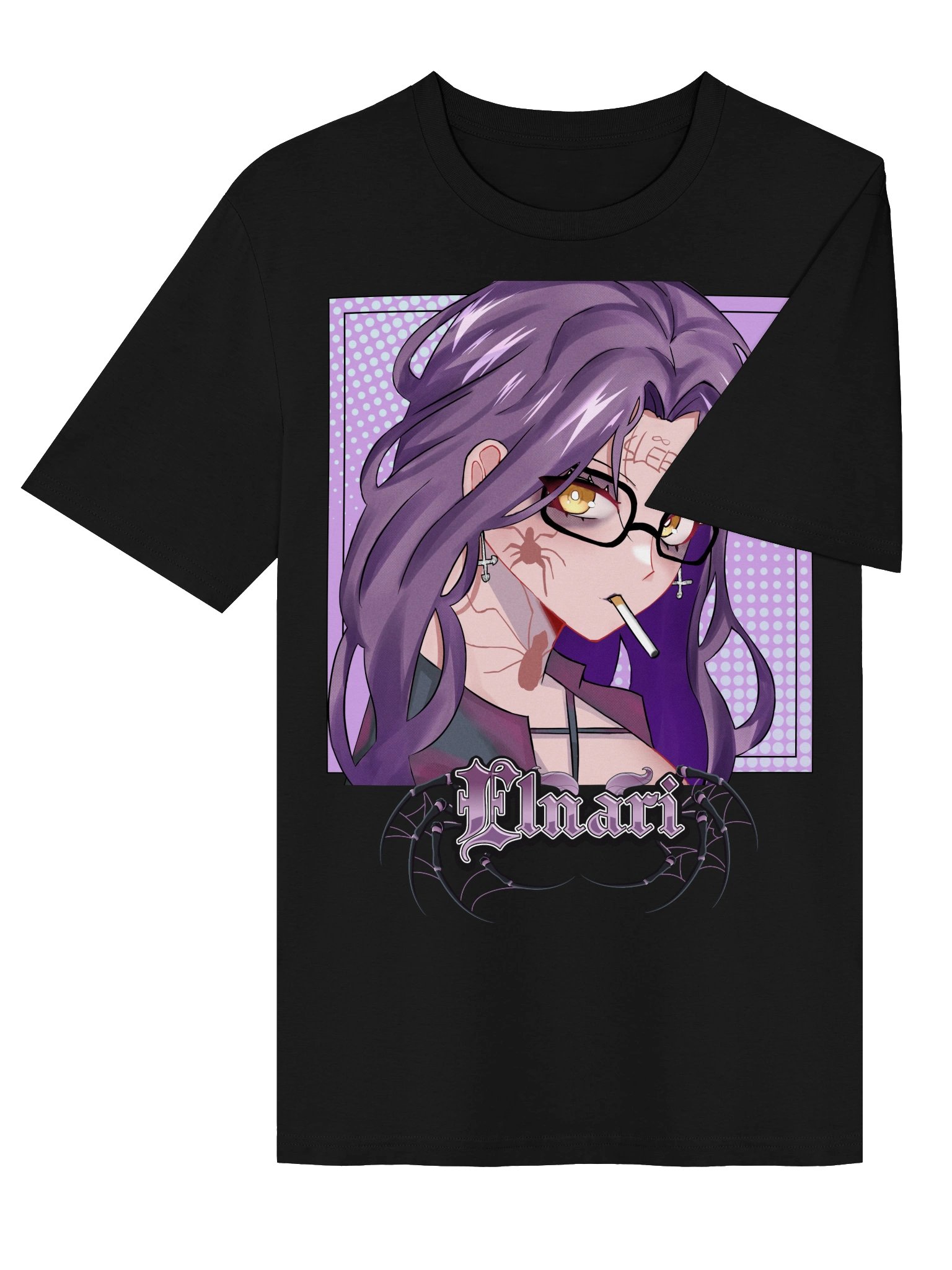 BLACK ANIME TEE product image (4)