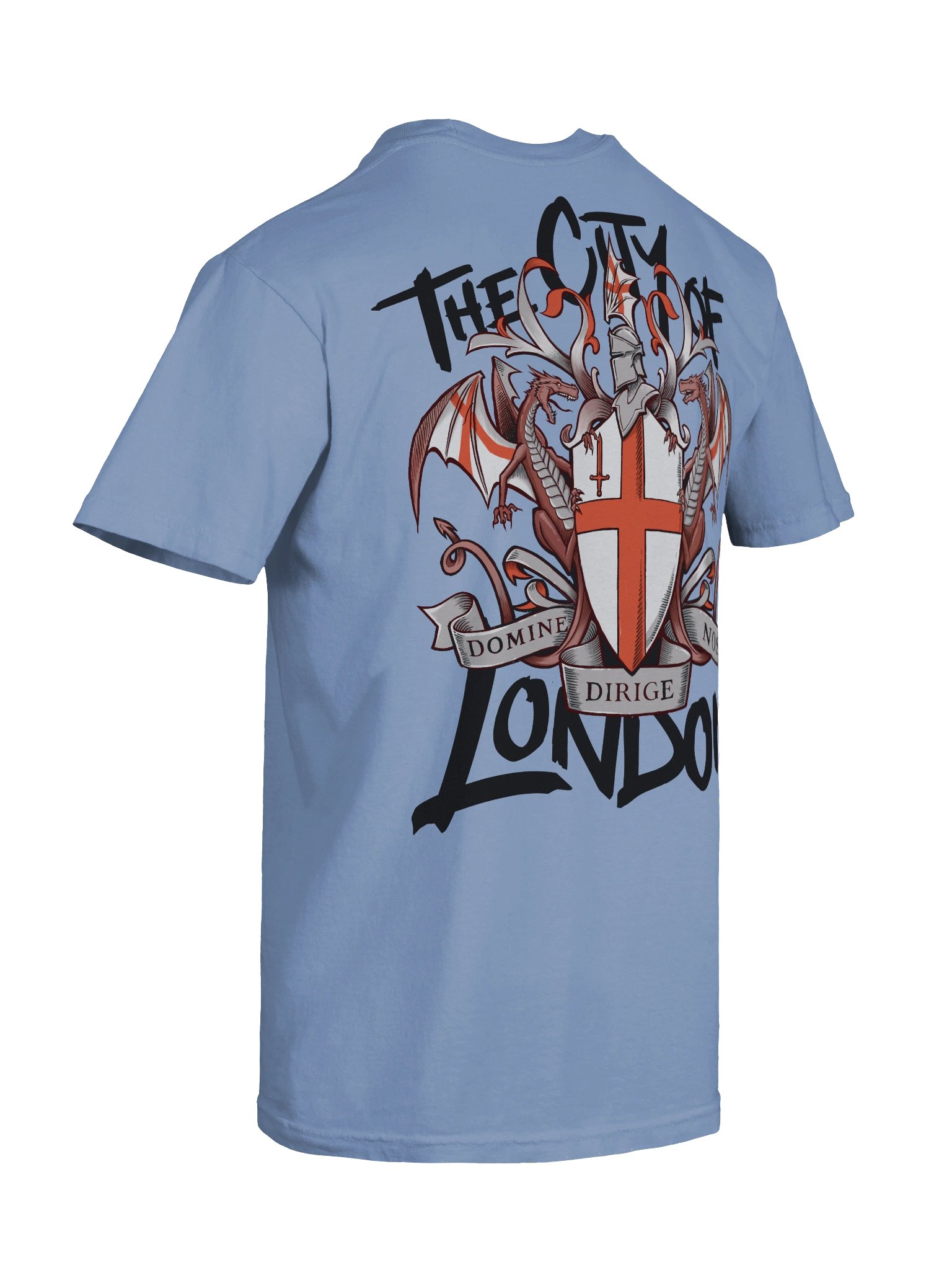 City of London Coat of Arms T-Shirt | Heraldic Art Heavyweight Graphic Tee product image (4)