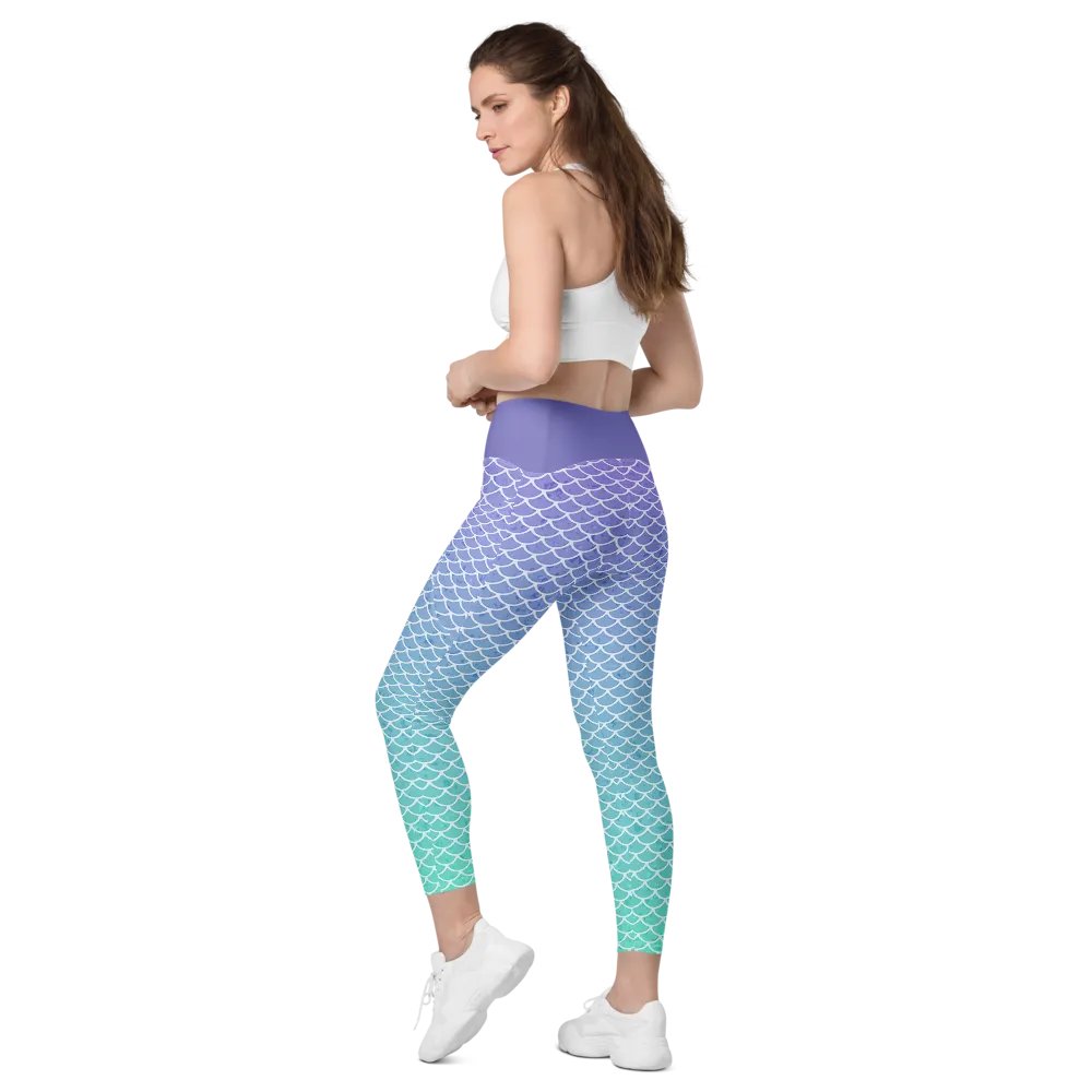 Gaming Mermaid Leggings with Pockets product image (8)