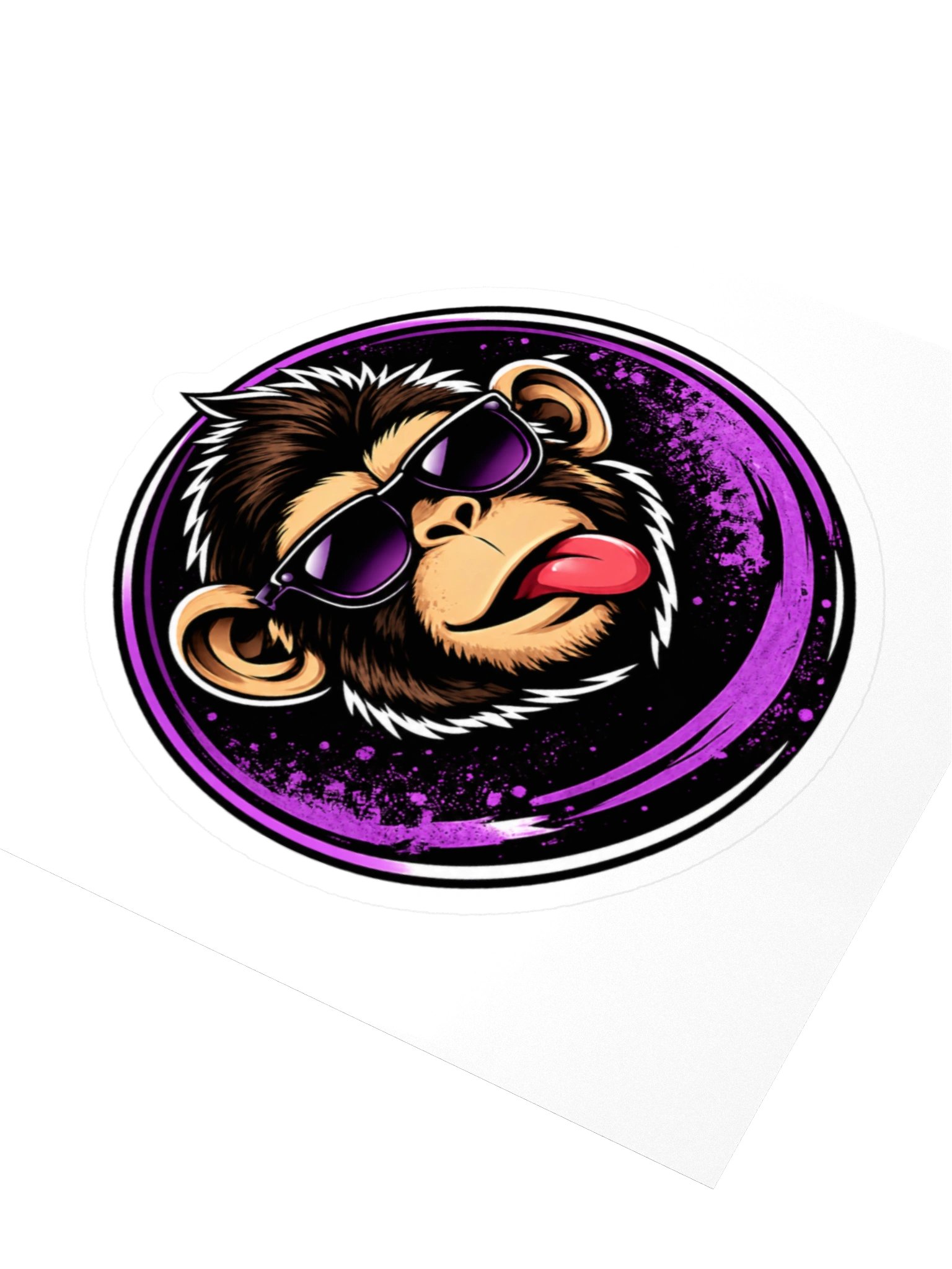 DrunkNMonkey Classic Logo Sticker product image (3)