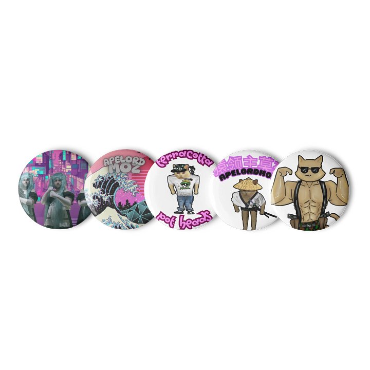 Miku Maid Squad Pin Button Set product image (1)