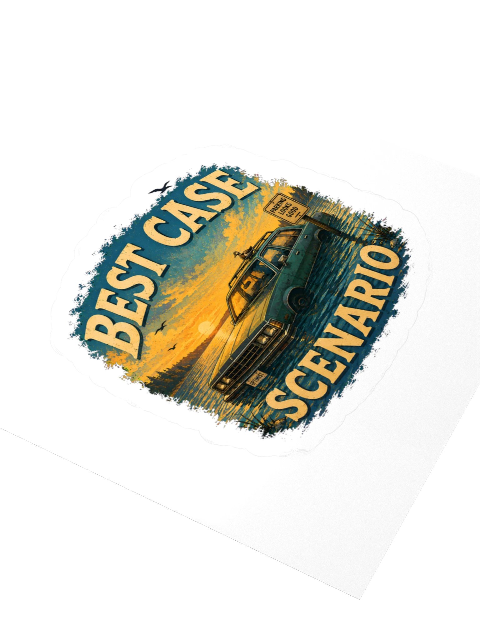 Best Case Scenario Sticker product image (3)