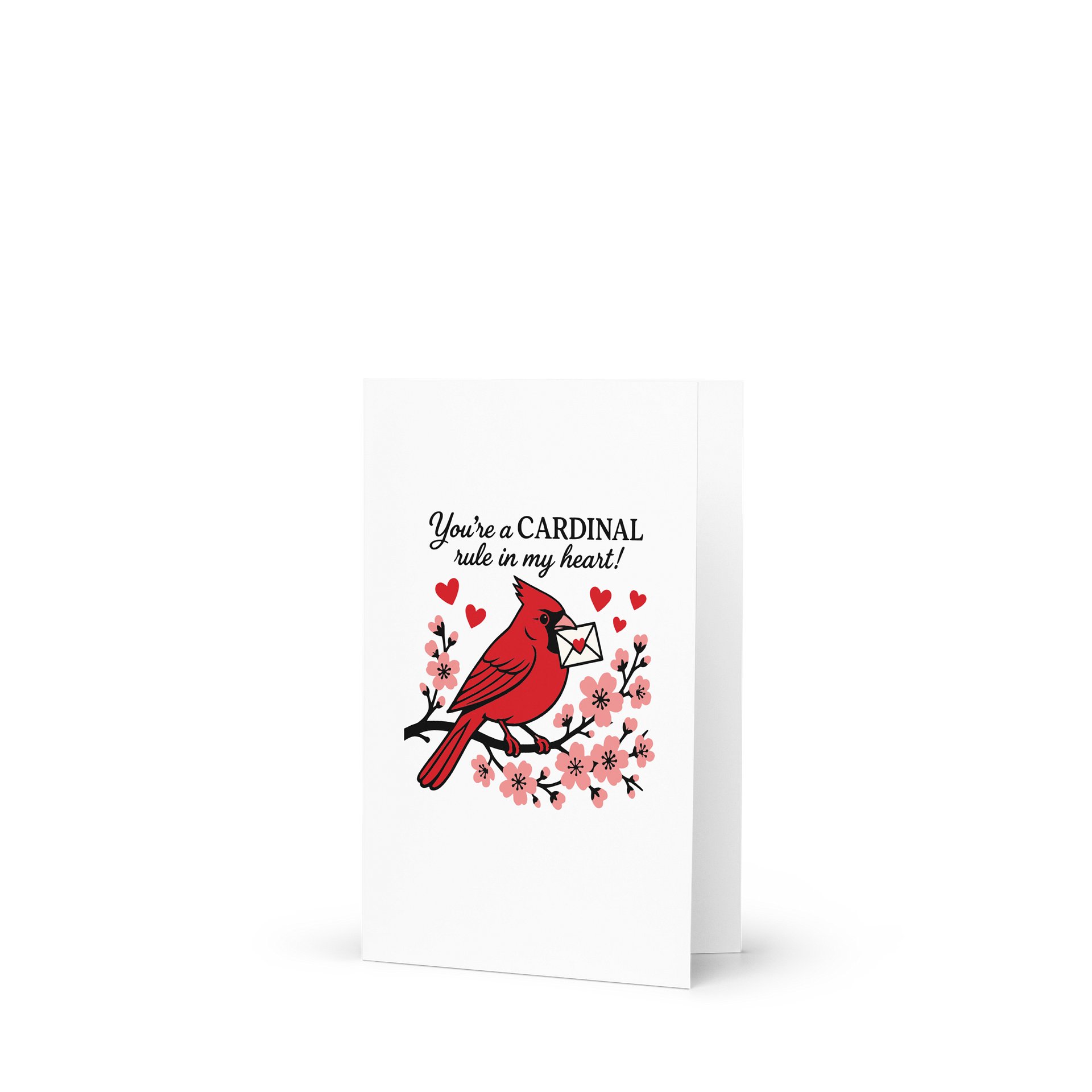 Cardinal Valentine's Day Card | You're a Cardinal Rule in My Heart | Funny Bird Pun Love Card product image (1)