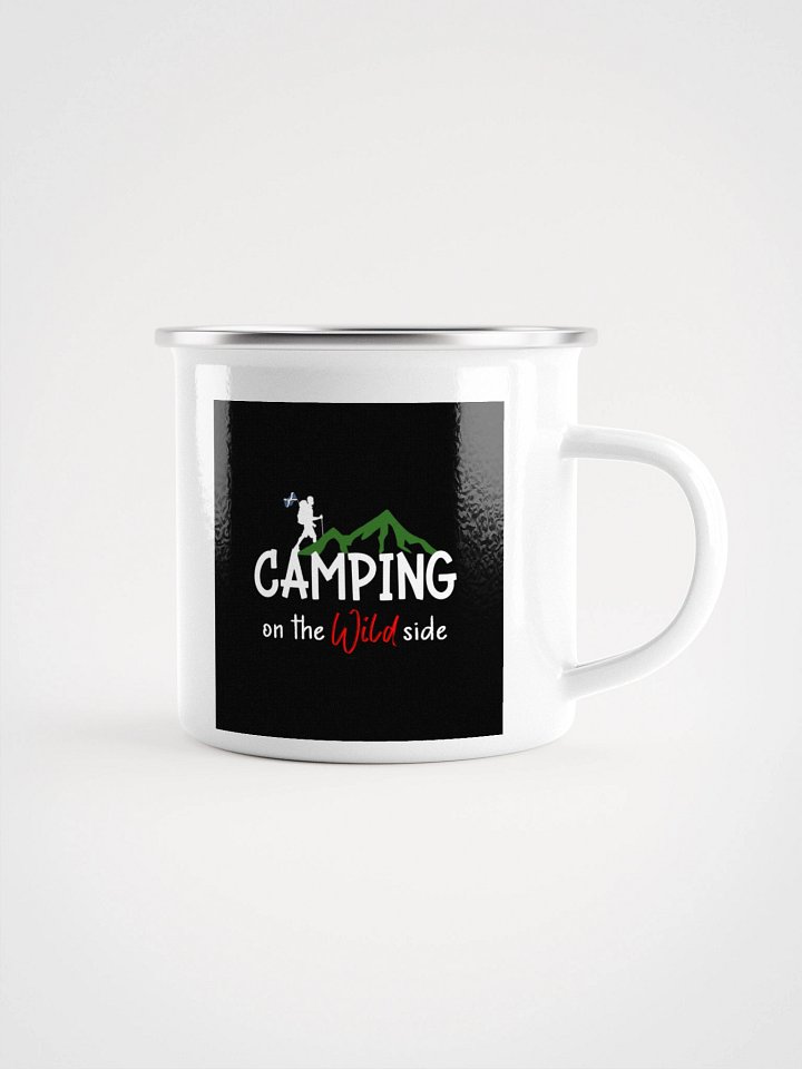 Camping Enamel Mug in Black product image (1)