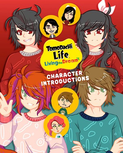I'm almost half way done, I've done about 27 profiles so far. Was worried about it being too red but eh

.

Bonus OC facts

A...