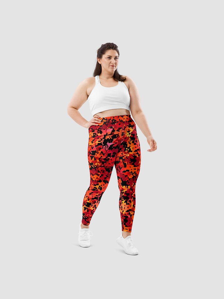 [WhamBlam] All-Over Print Plus Size Leggings product image (1)