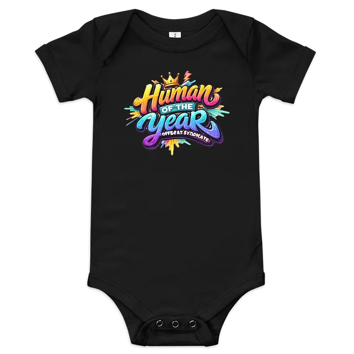 Human of the Year Baby Short Sleeve One Piece product image (1)