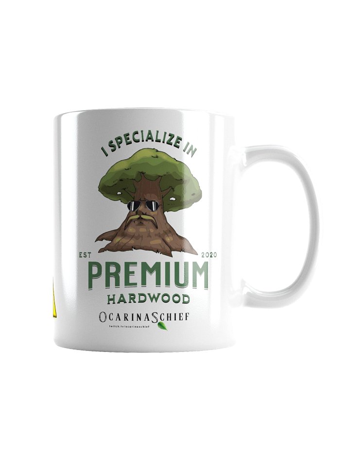 Premium Hardwood White Glossy Mug product image (2)