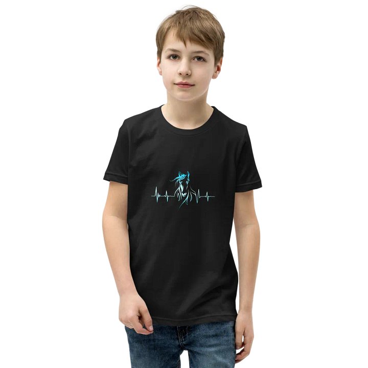 Horse Heartbeat Bella+Canvas Youth Short Sleeve T-Shirt product image (2)