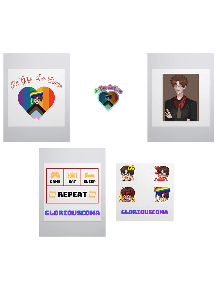 GloriousComa Sticker Bundle product image (1)