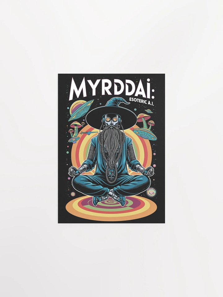 MYRDDAI - Retro Psychedelic Poster product image (3)