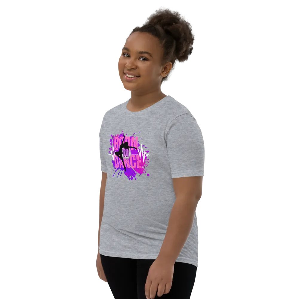 Born to Dance Her Silhouette Dynamic Dance Youth T-Shirt product image (2)