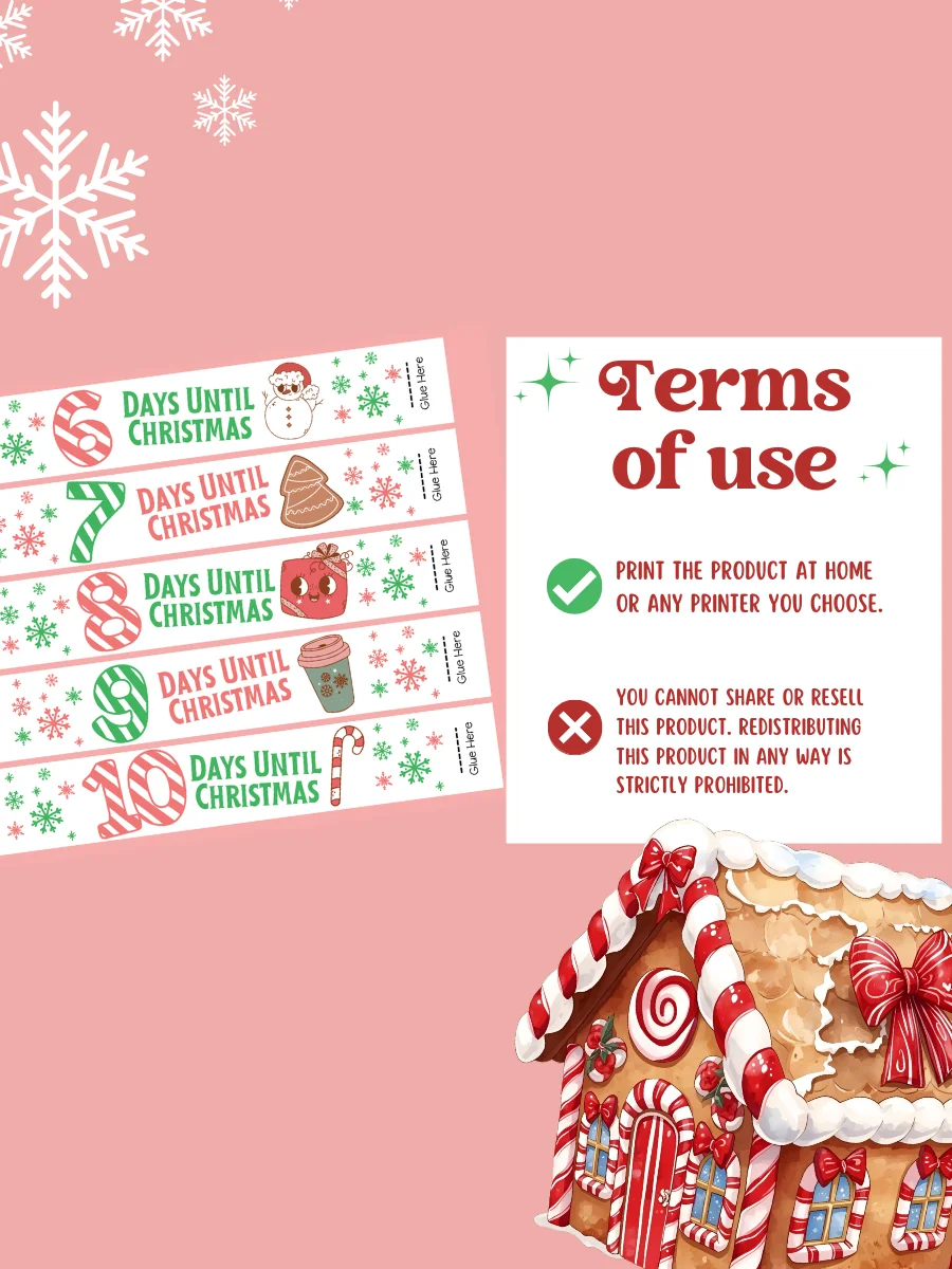 CHRISTMAS COUNTDOWN CHAINS product image (7)