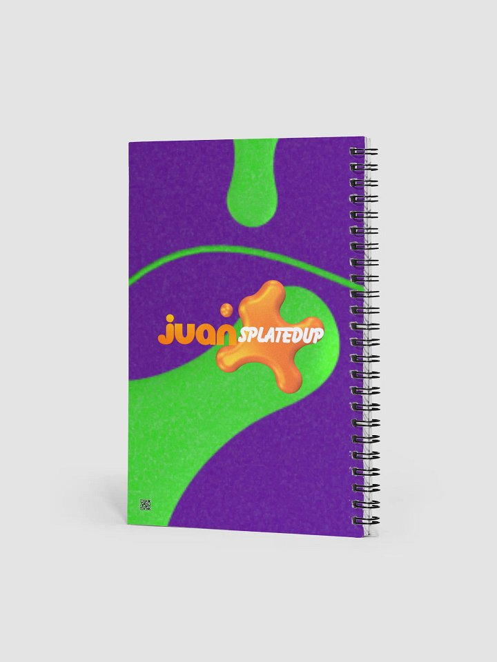 JuanSplatedUp Notebook (both logos) product image (2)