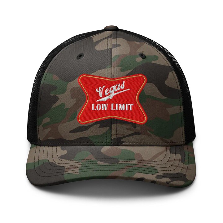 Vegas Low Limit Camo Trucker Hat product image (1)