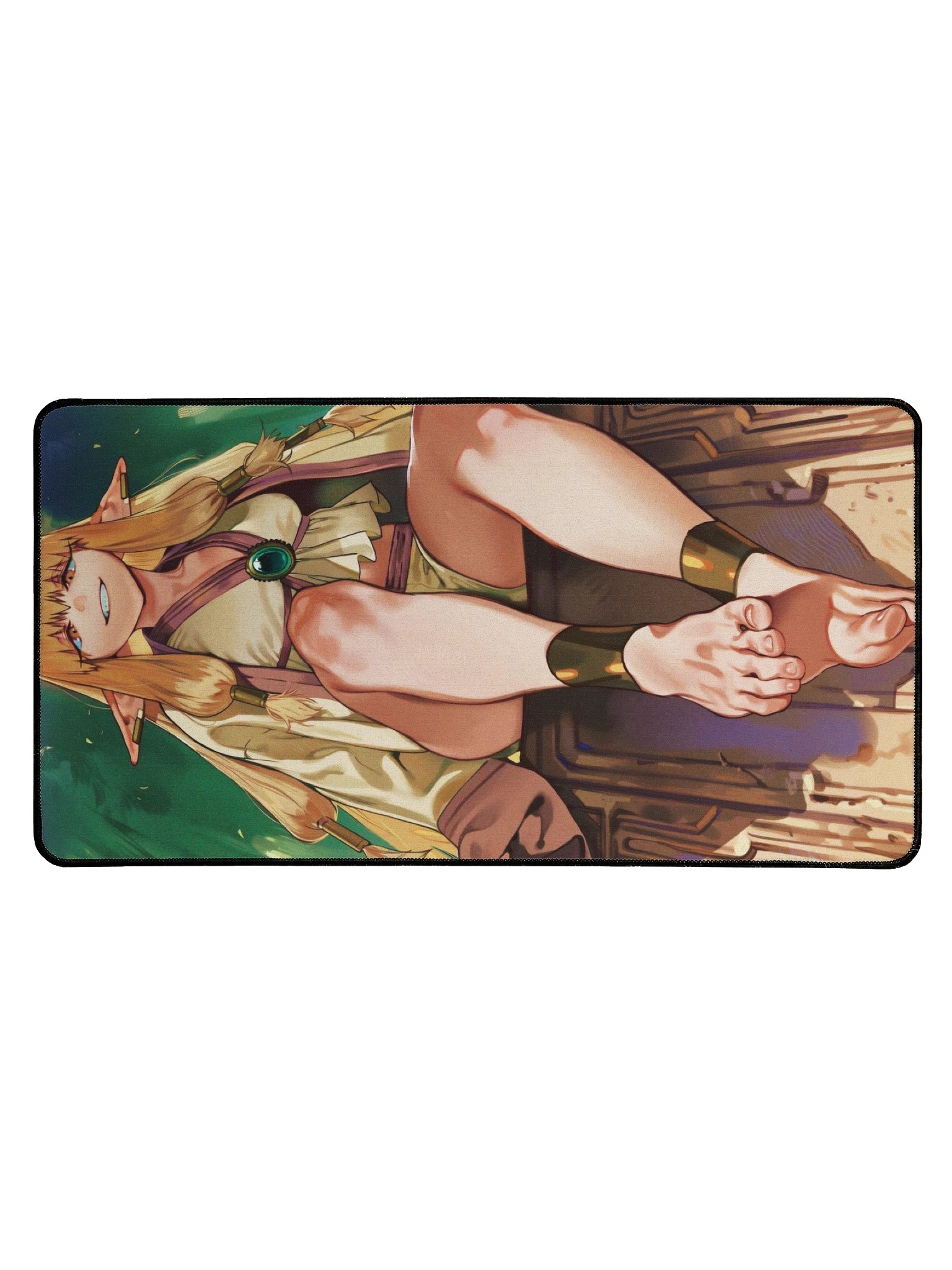 Blonde Forest Elf Leg Mousepad product image (1)