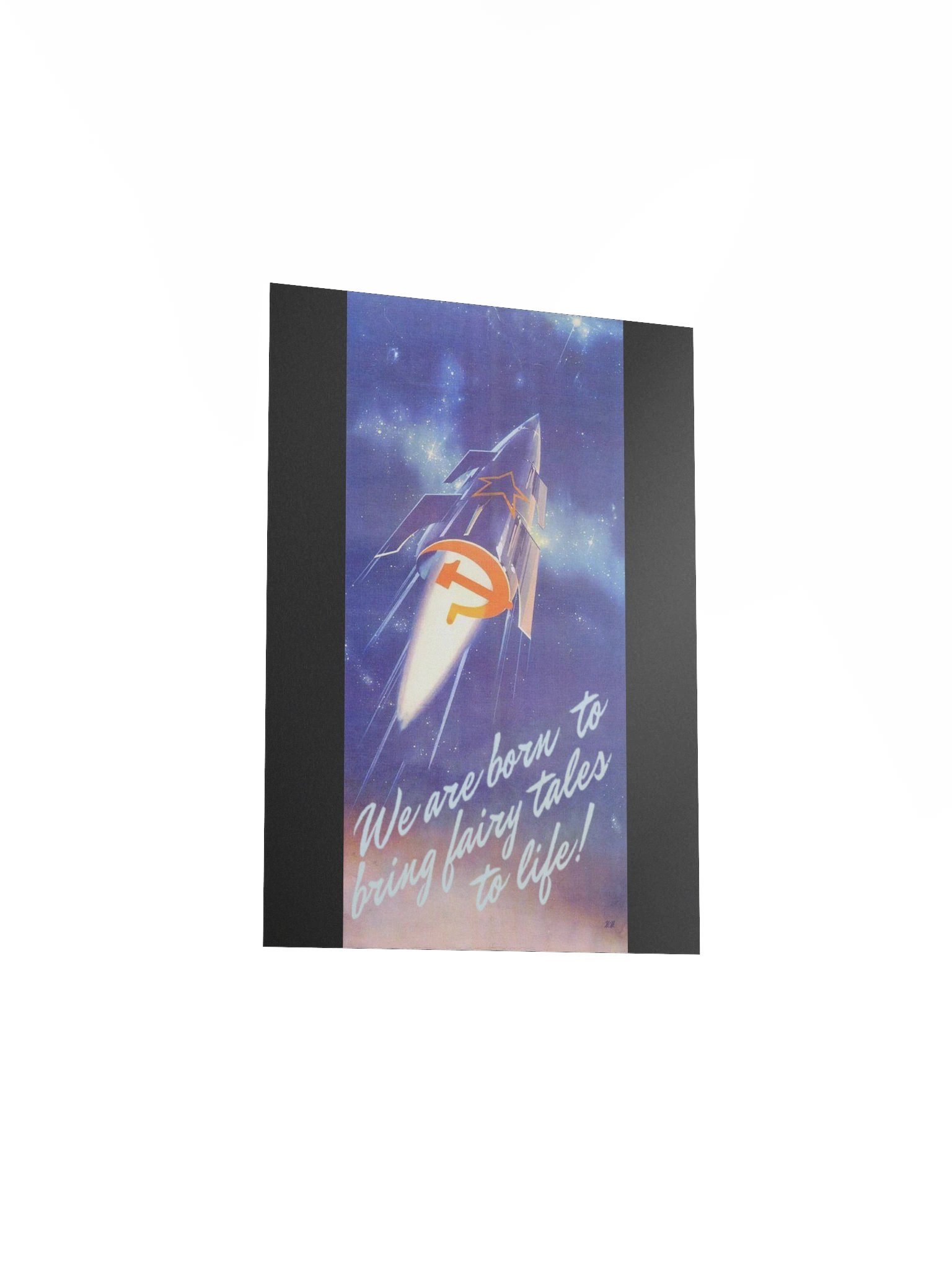 We are born to bring fairy tales to life Poster (black canvas) product image (13)