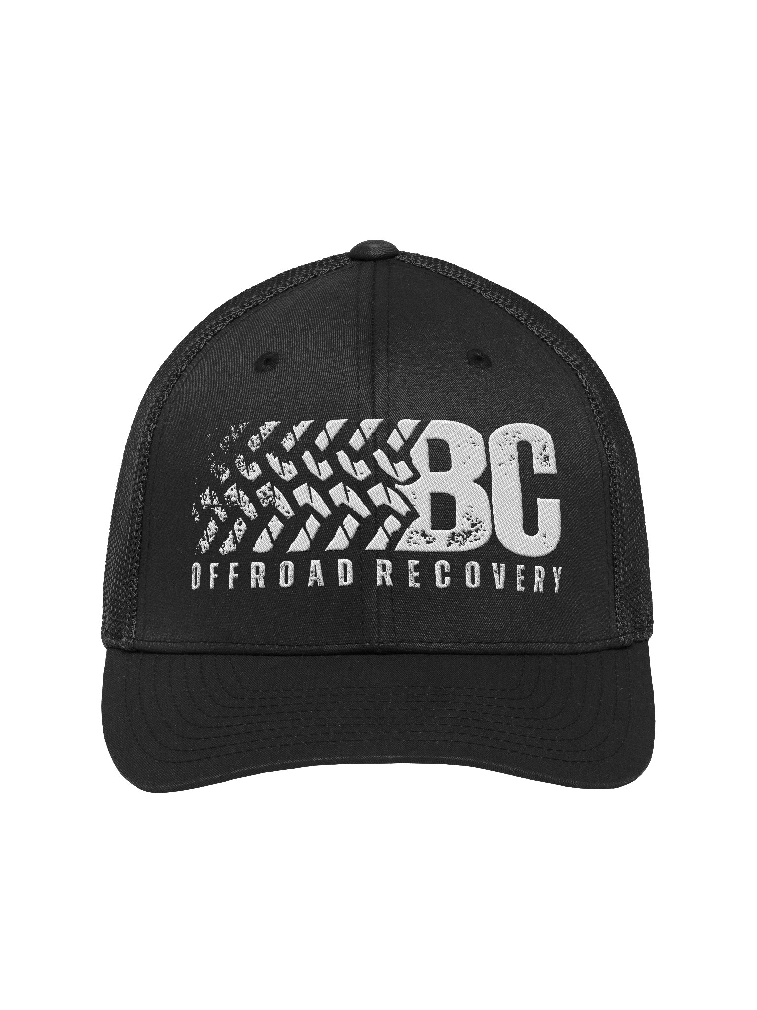 BC Off-Road Recovery Trucker Hat — White Logo product image (1)