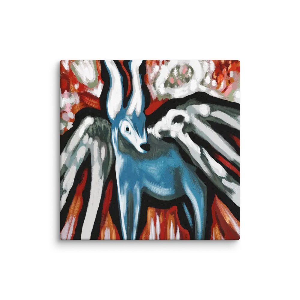Blue Deer Allcolor Stretched Canvas product image (1)