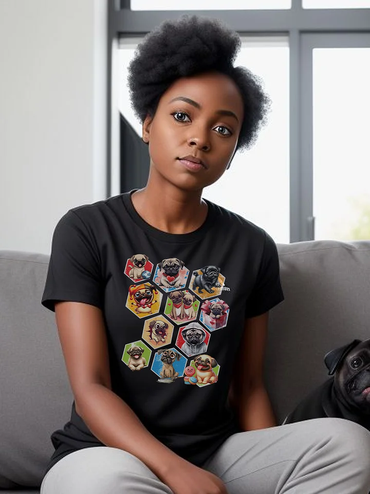 Funny Cute Pugs in Cubes for Anyone Who Loves Their Pet Pug T-shirt Tee product image (2)
