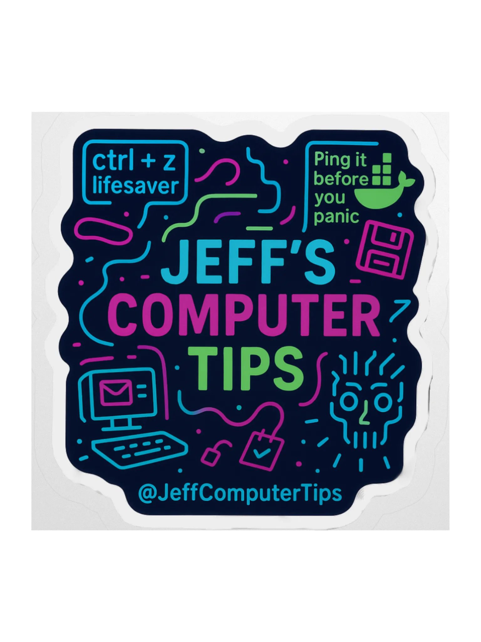 Jeff’s Computer Stickers product image (1)