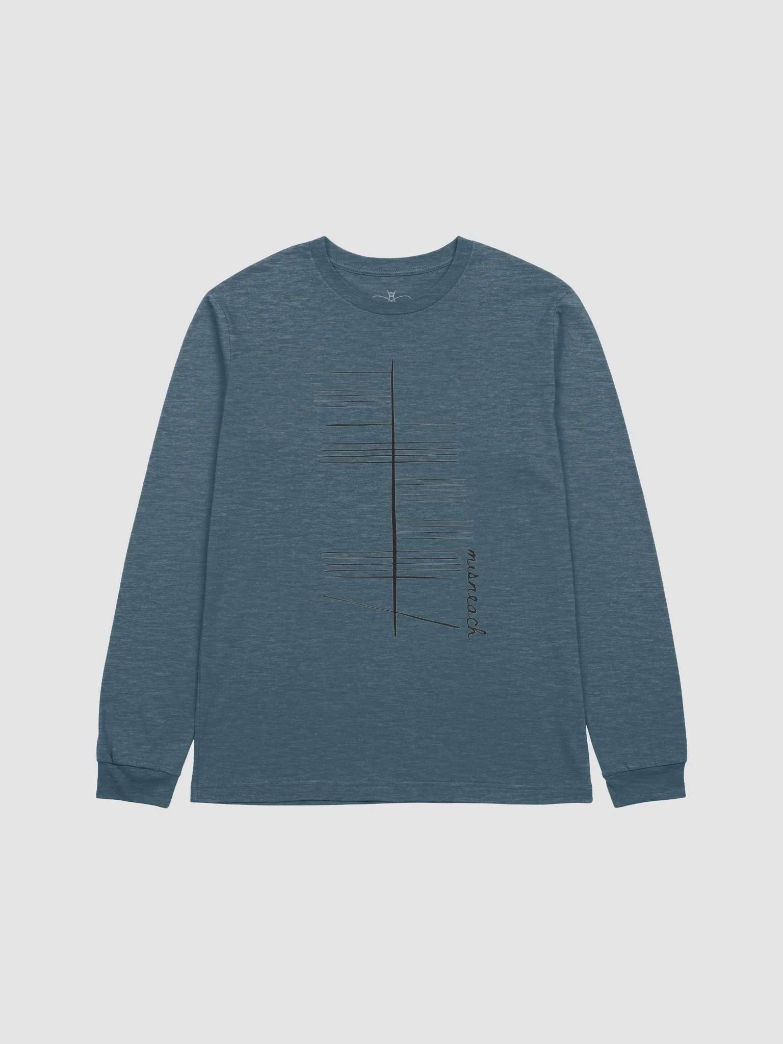 Misneach (Courage) Ogham Long Sleeve Tee product image (7)