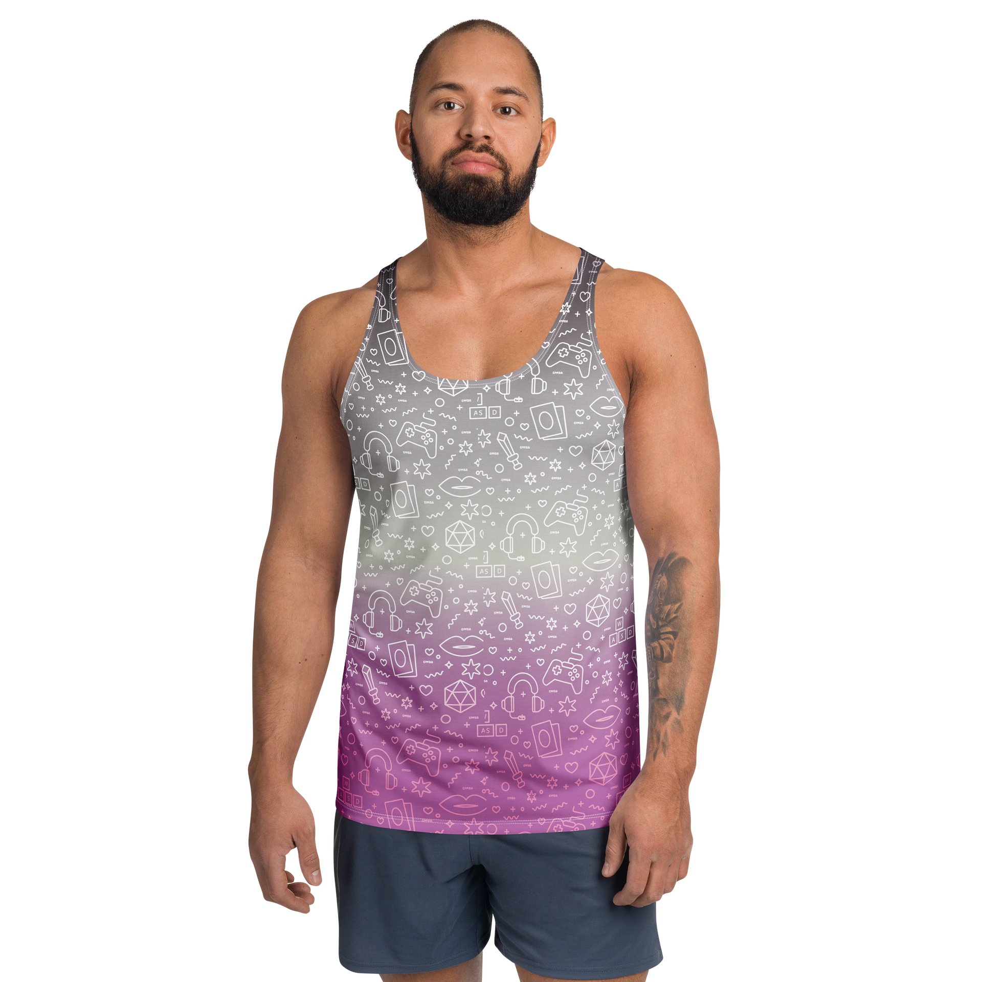 Asexual Tank 🖤🩶🤍💜 product image (1)