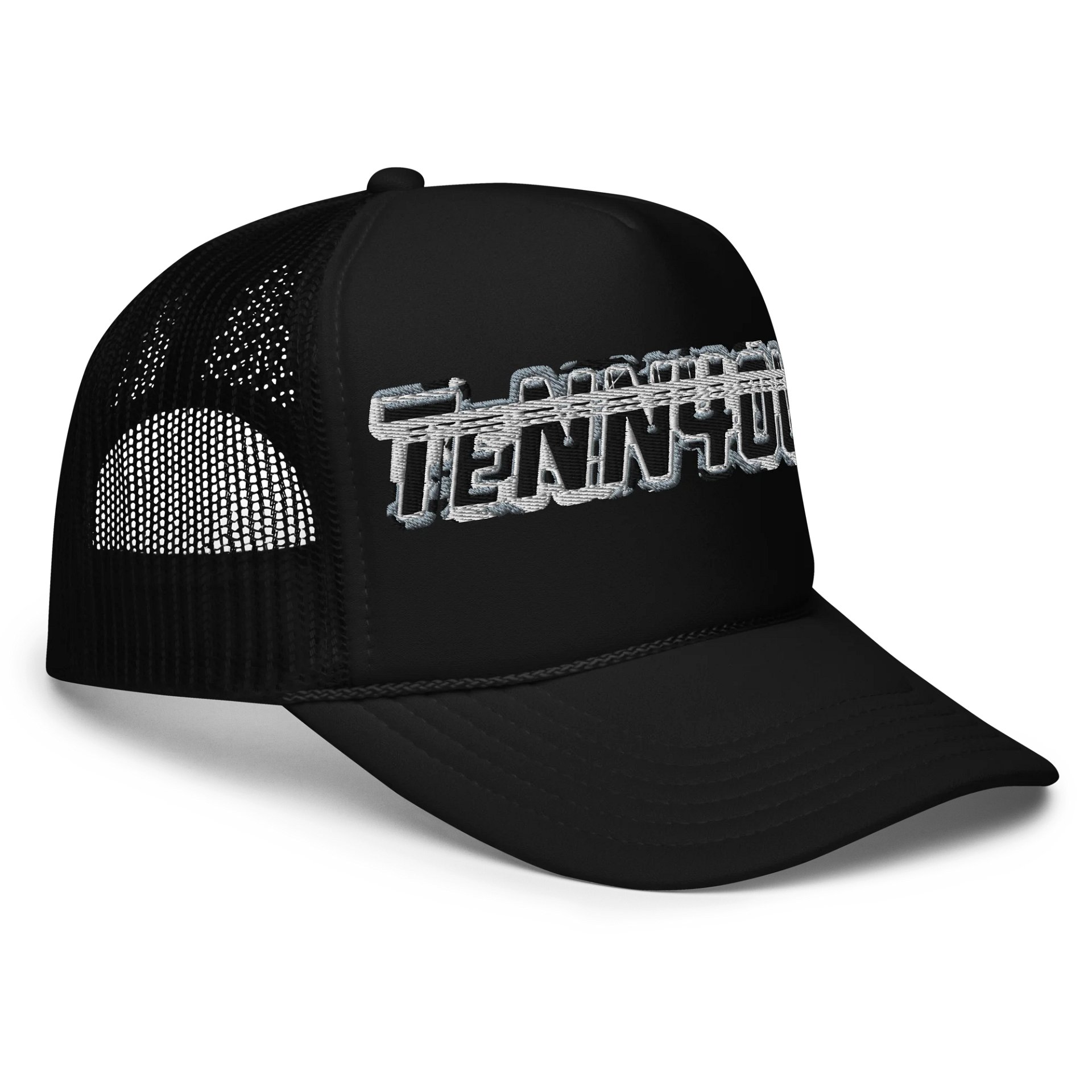 TENN4OUR Black CAMO LOGO TRUCKER HAT product image (8)