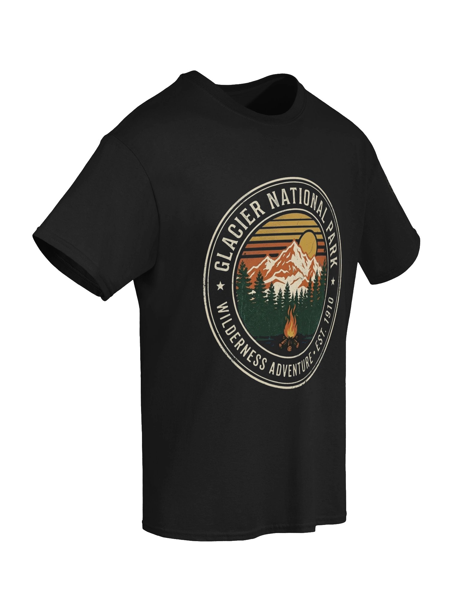 Vintage Glacier National Park Adventure T-Shirt product image (2)