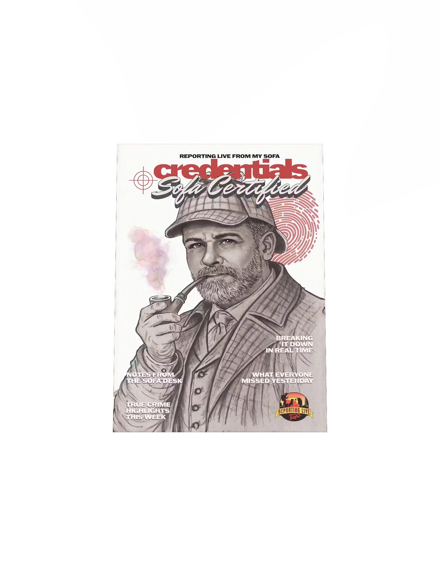 Vintage-Inspired True Crime Magazine Style Poster product image (7)