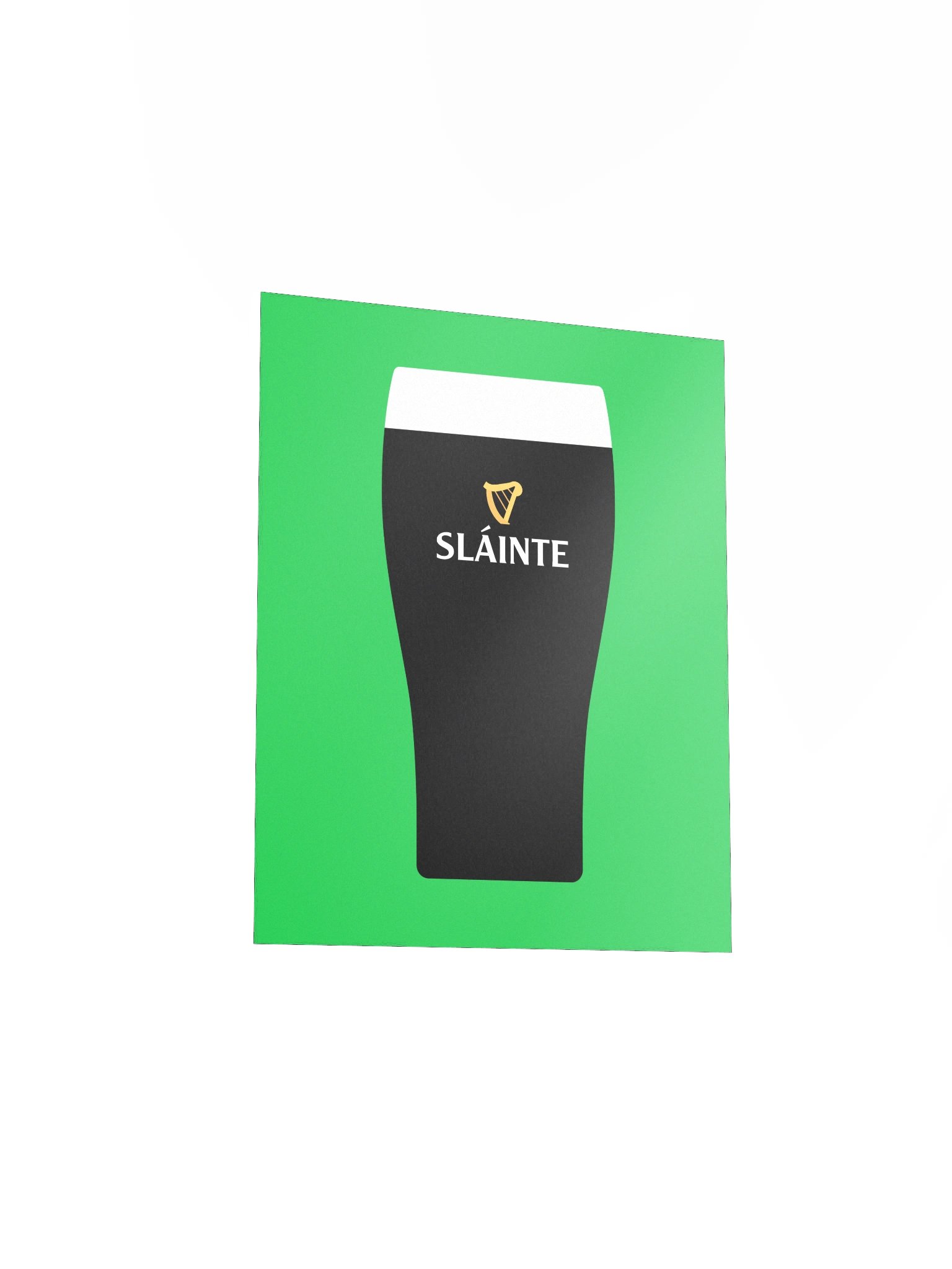 Sláinte - Pint of the Black Stuff | Enhanced Matte Paper Poster Print product image (3)