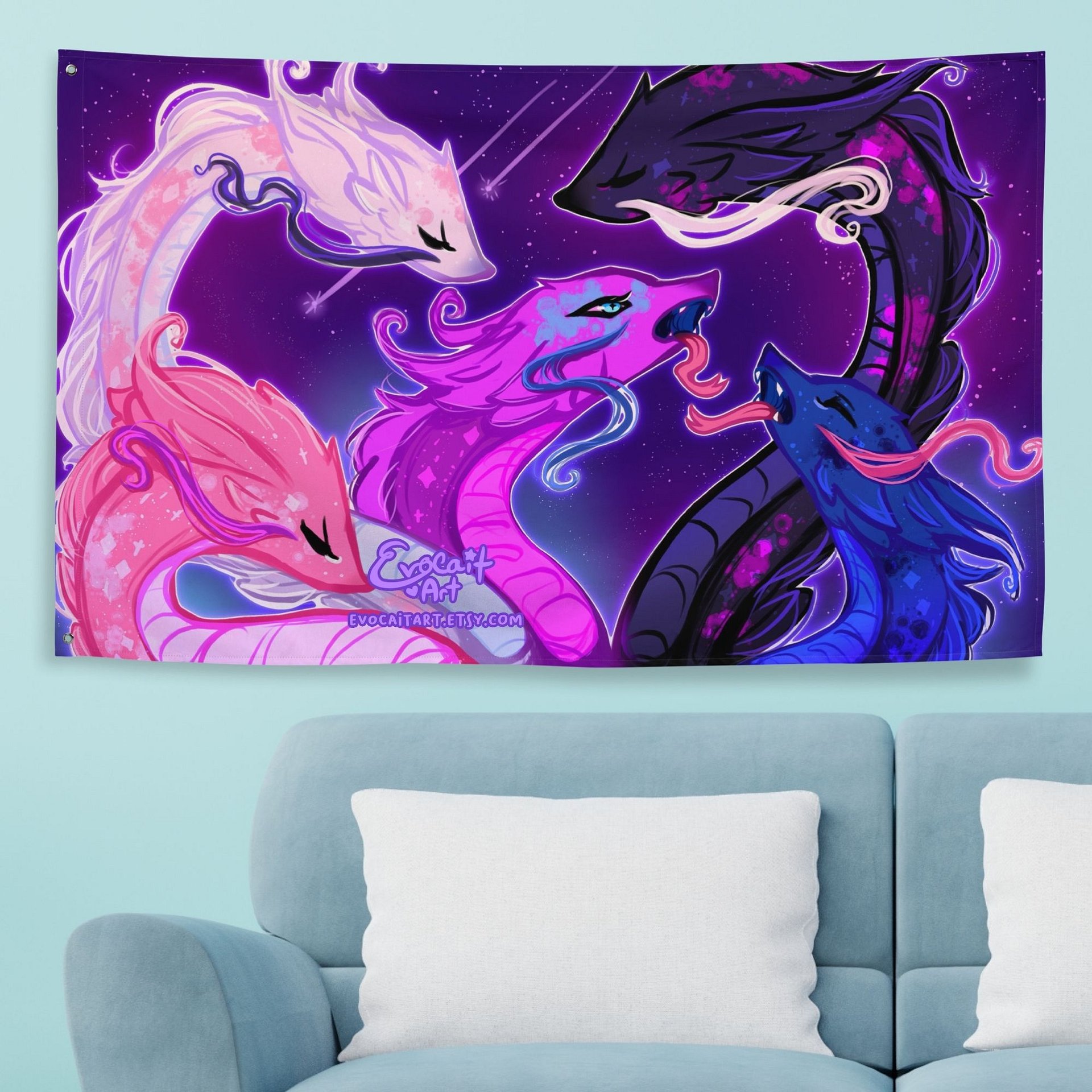 Fantasy Hydra Genderfluid Subtle Pride Flag product image (1)