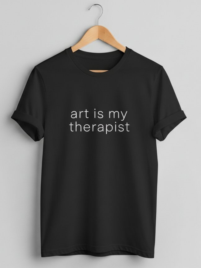 Art Therapy Unisex Tee - Black product image (1)