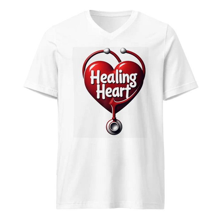 Healing Heart V-Neck Tee product image (1)