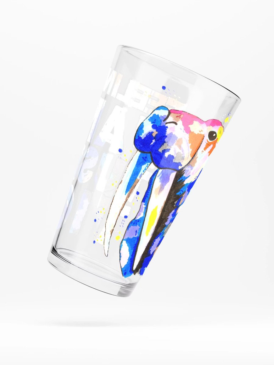 Walrus Watercolour Pint Glass product image (6)