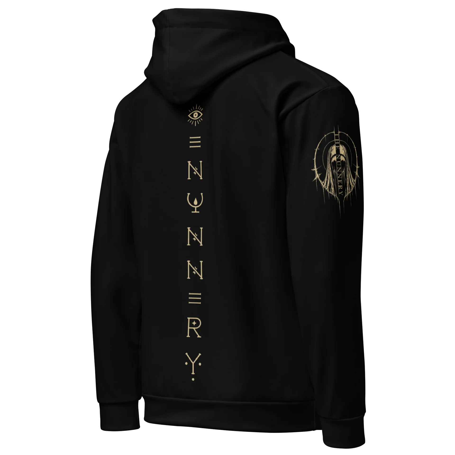 The Nunnery Singular Rune Obsidian Full Print Hoodie product image (5)