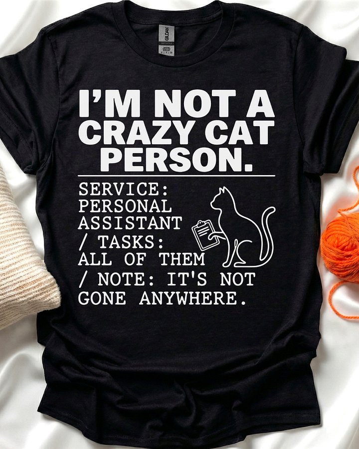 Crazy Cat Person T-Shirt product image (1)