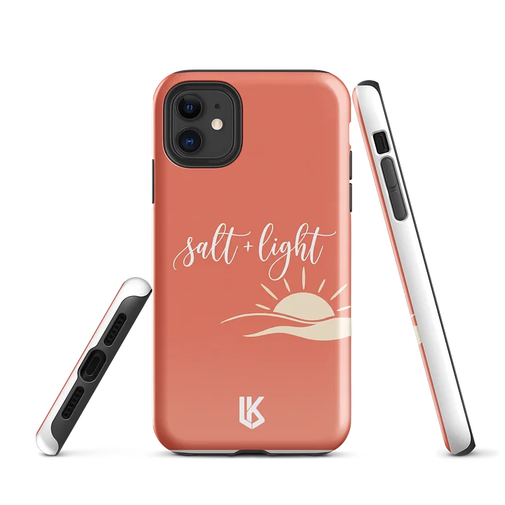 Salt + Light Coral iPhone Tough Case product image (1)