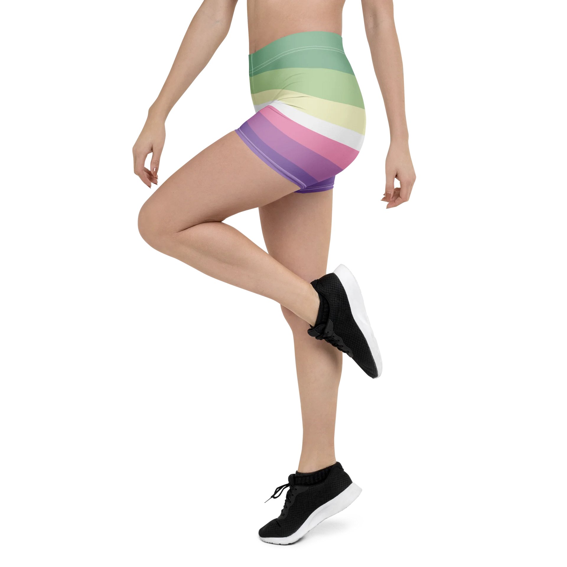 Genderfae Pride Flag Bike Shorts product image (4)