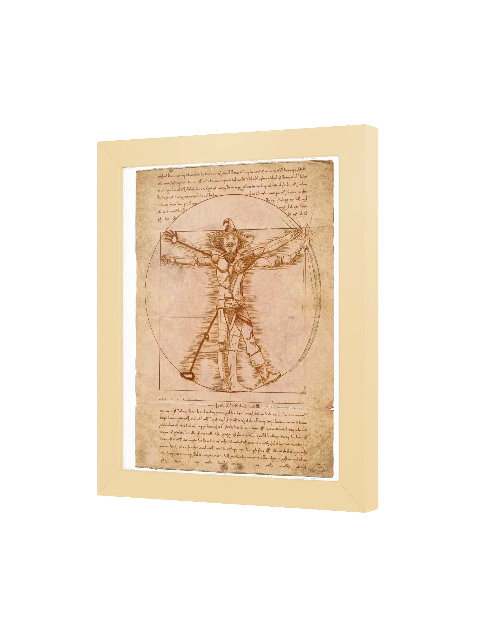 All Visual Wizards Start with Stick Figures | Framed Print product image (3)
