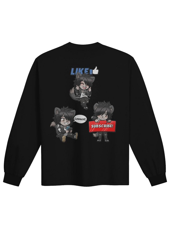 AnniexPai Like Comment Subscribe Unisex Long Sleeve product image (12)