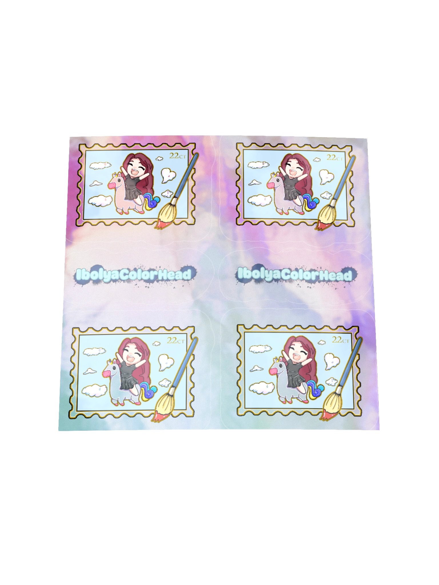 Stamp Holographic Sticker product image (1)